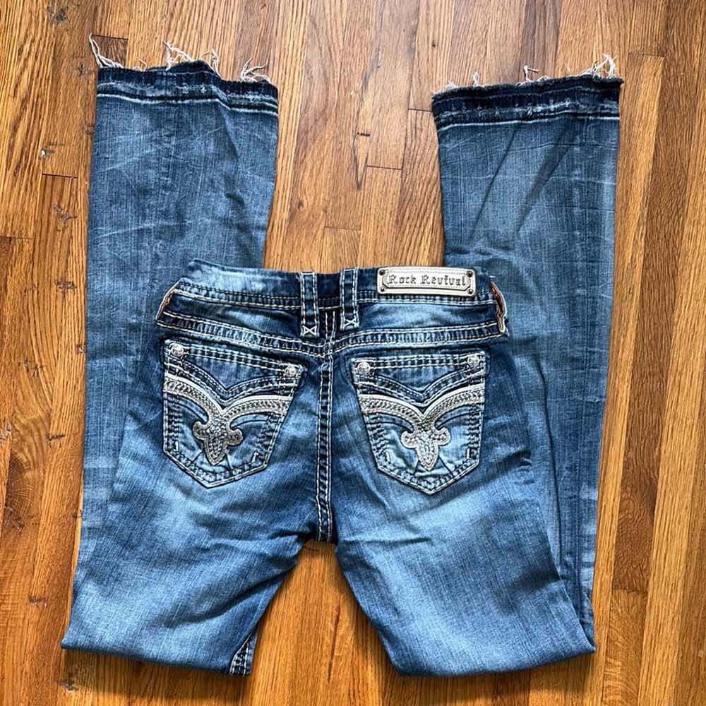 Rock Revival Blue Boot Cut Jeans
